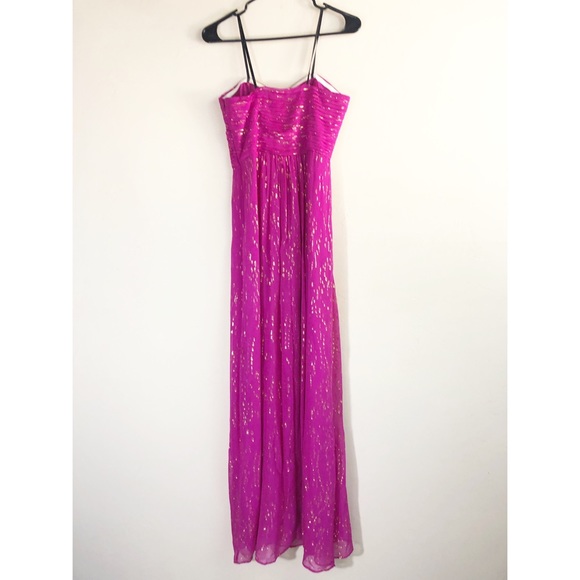 Laundry By Shelli Segal Pink Strapless Gown - Picture 4 of 8